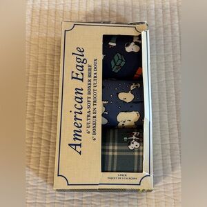 Snoopy Boxer Briefs Mens Small -  3 Pack American Eagle NIB NWT